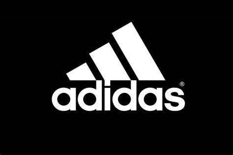 adidas black logo background.